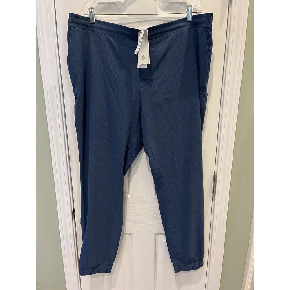NWT ADIDAS Men's Weekend Golf Pants Sz 2XL Blue Jogger HEAT.RDY HG3670 NEW‎